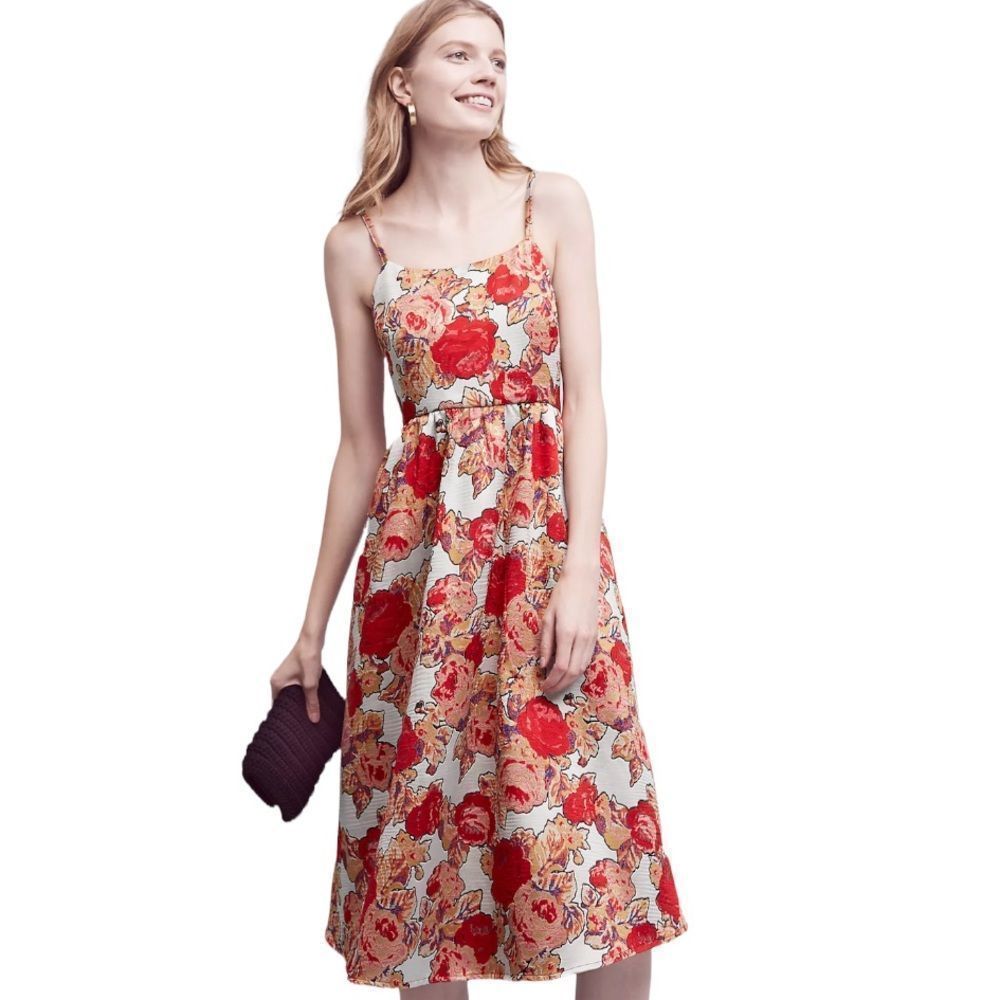 Anthropologie Rose Dress
